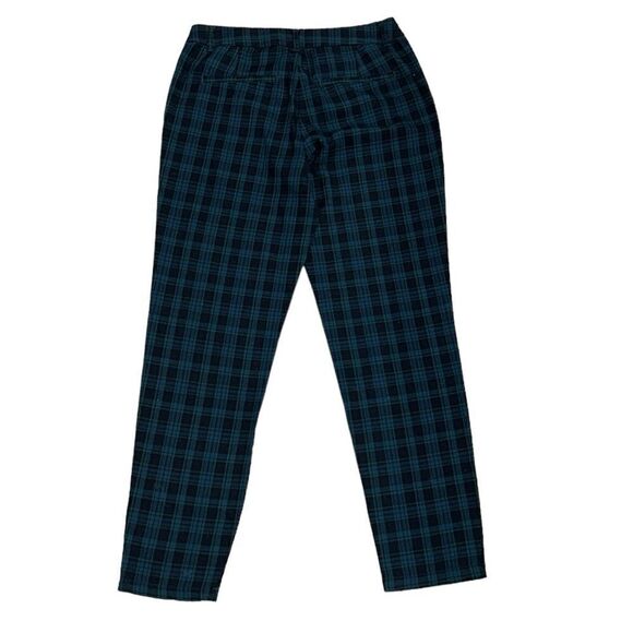 H&M Green & Black  Ankle Length  Plaid Dress Pants(Size 6) - Picture 3 of 7